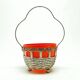 H8Z Basket Sugar Bowl with Glass Kralik Type