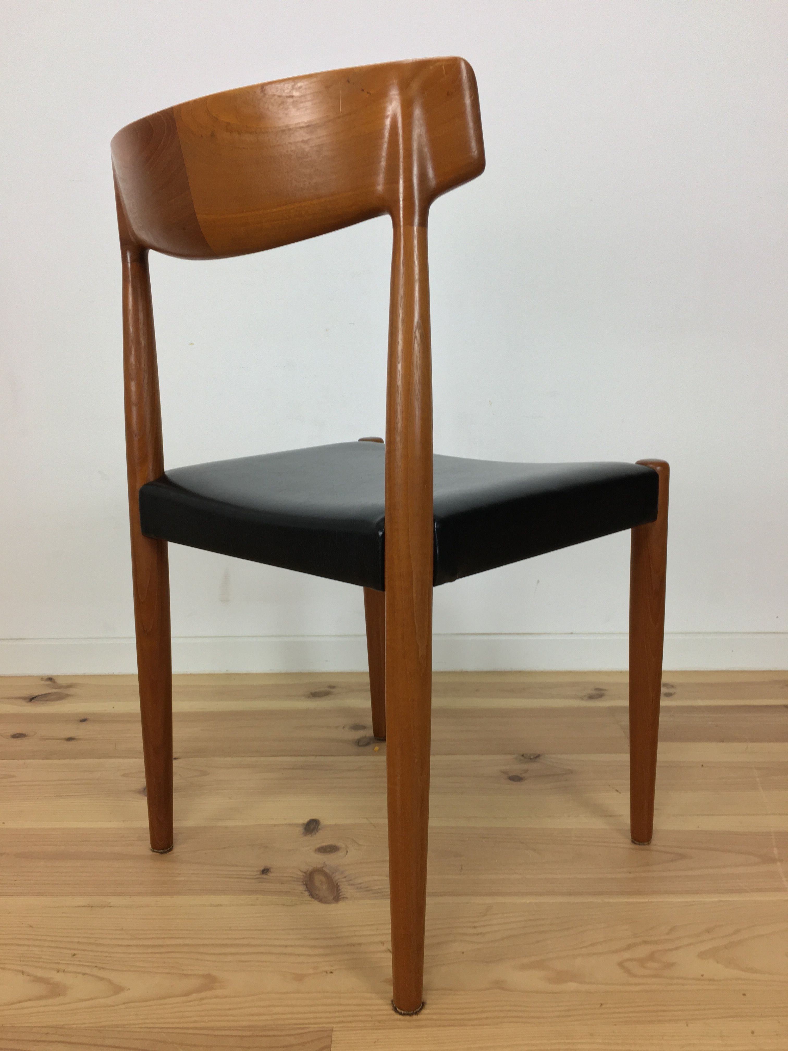 Chaise 343 par Knud Faersch pour Slagelse Mobelvaerk, scandinave, danoise