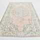 6x9 Turkish Apricot Oriental Vintage Rug, 180x289Cm