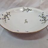Plat porcelaine fin xixeme