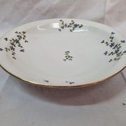 Plat porcelaine fin xixeme