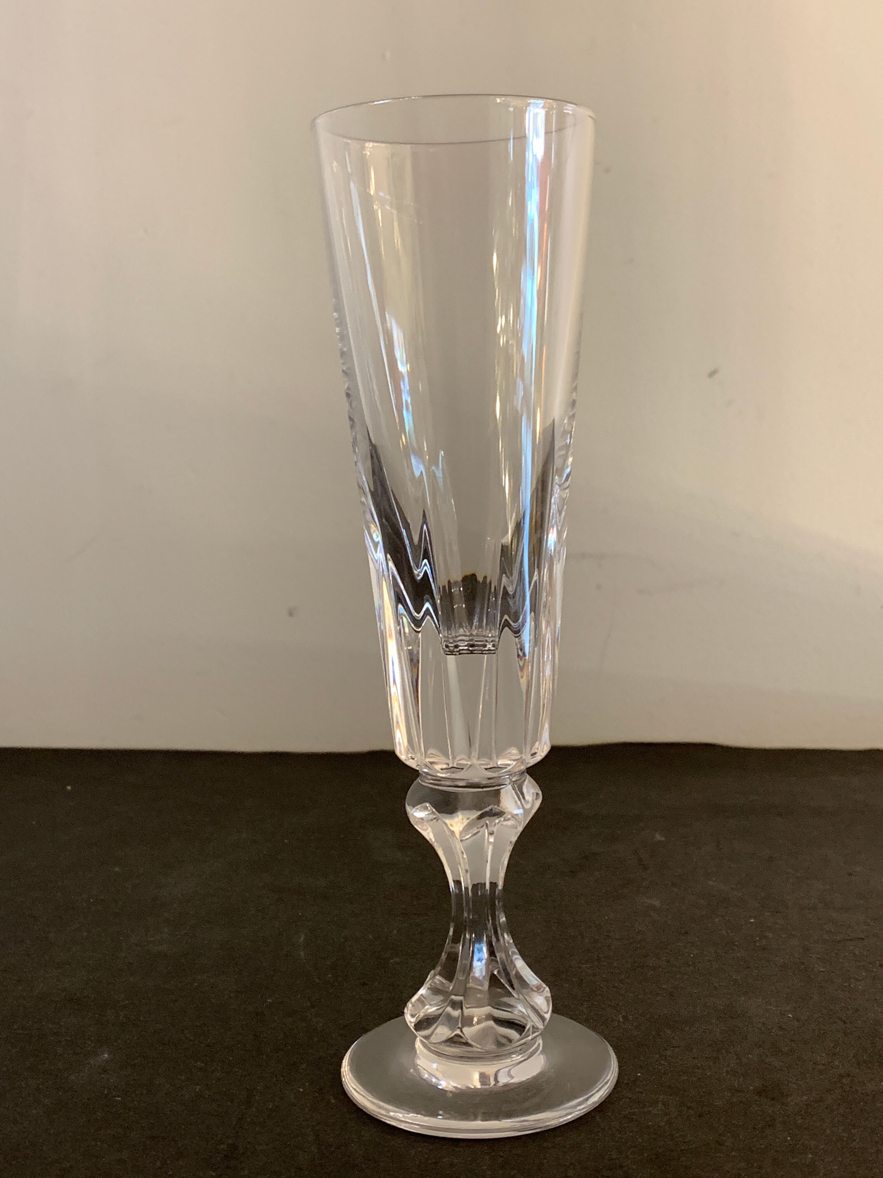 Set de 6 flûtes à champagne en cristal Bayel