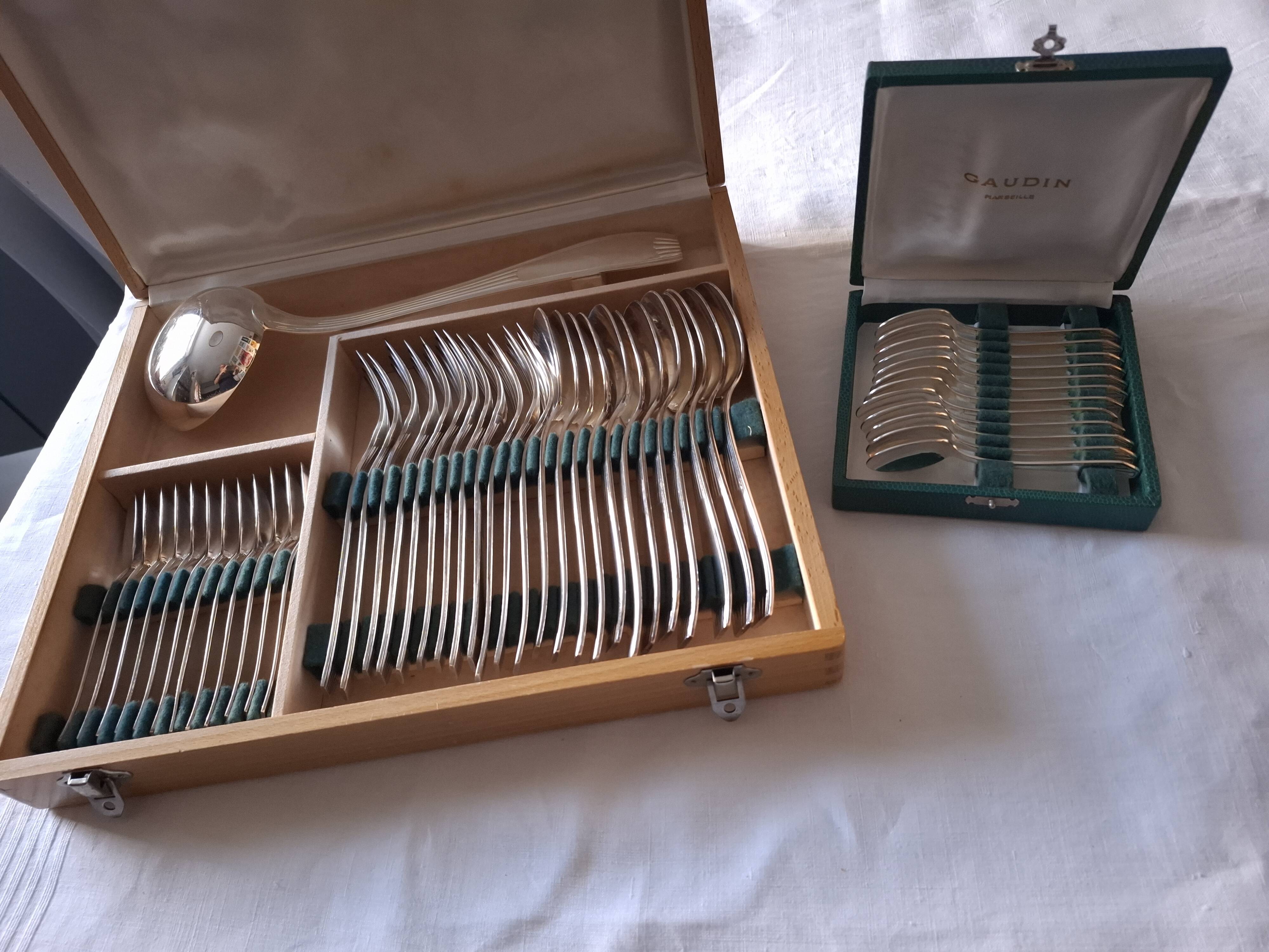Alfemide christofle 49-piece cutlery set