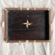 6 antique nesting tables in rosewood, India, 19th century, British Raj.