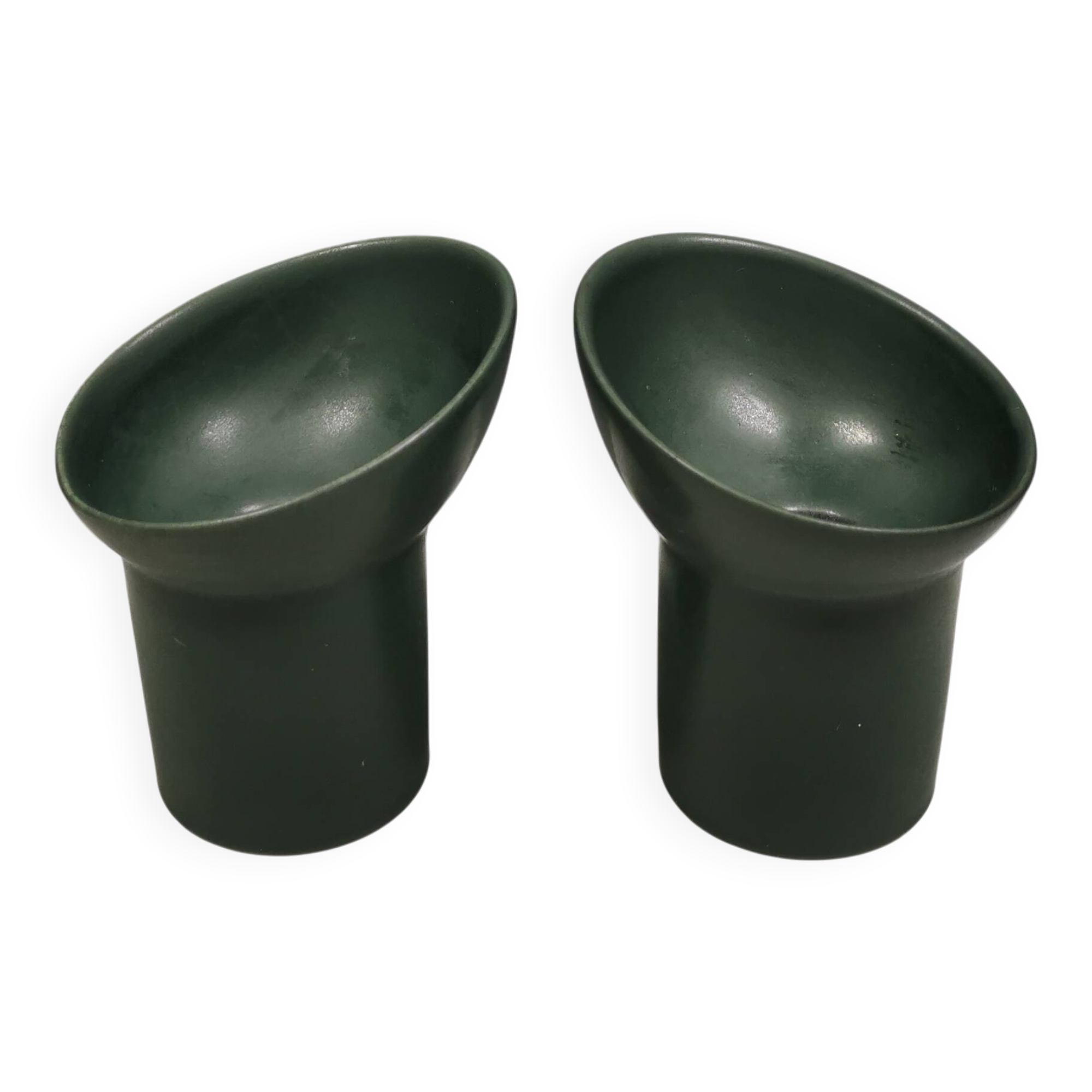 Two very rare Per Rehfeldt candlesticks model Åbo for Søholm Denmark 1991