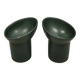 Two very rare Per Rehfeldt candlesticks model Åbo for Søholm Denmark 1991