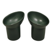 Two very rare Per Rehfeldt candlesticks model Åbo for Søholm Denmark 1991
