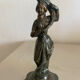 Ancien bougeoir XIXeme à figure féminine