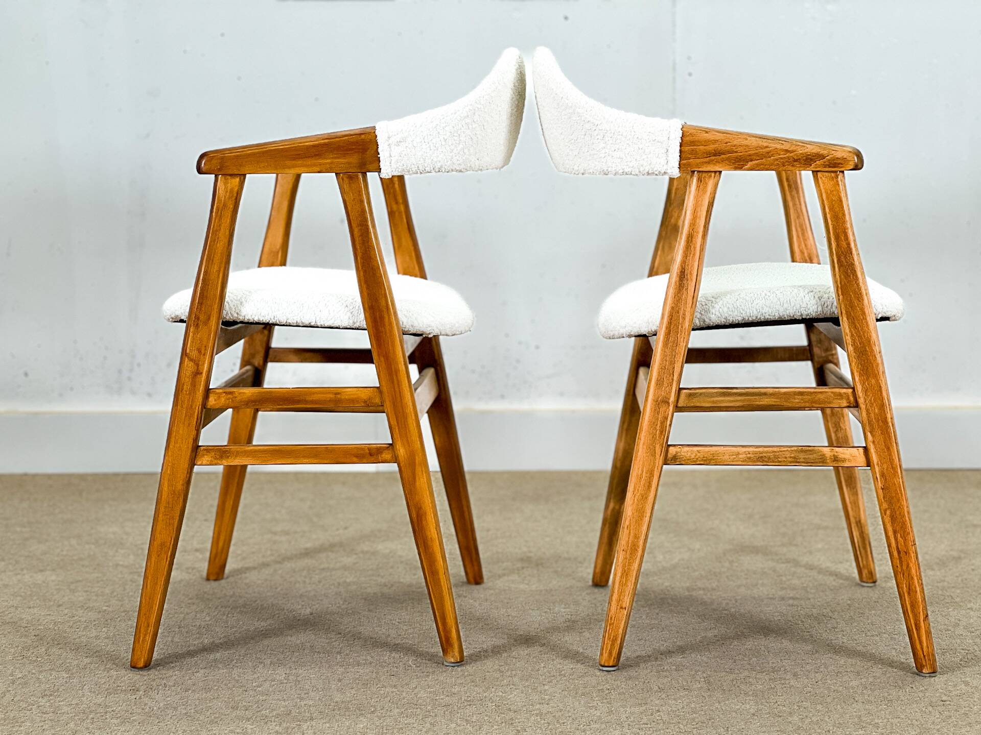 Danish dining chairs (new upholstery)