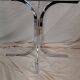 Console murale vintage 1970's verre et chrome
