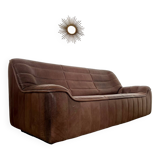 De Sede DS-84 vintage 3-seater designer thick buffalo leather sofa