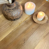 Large restored solid chestnut table