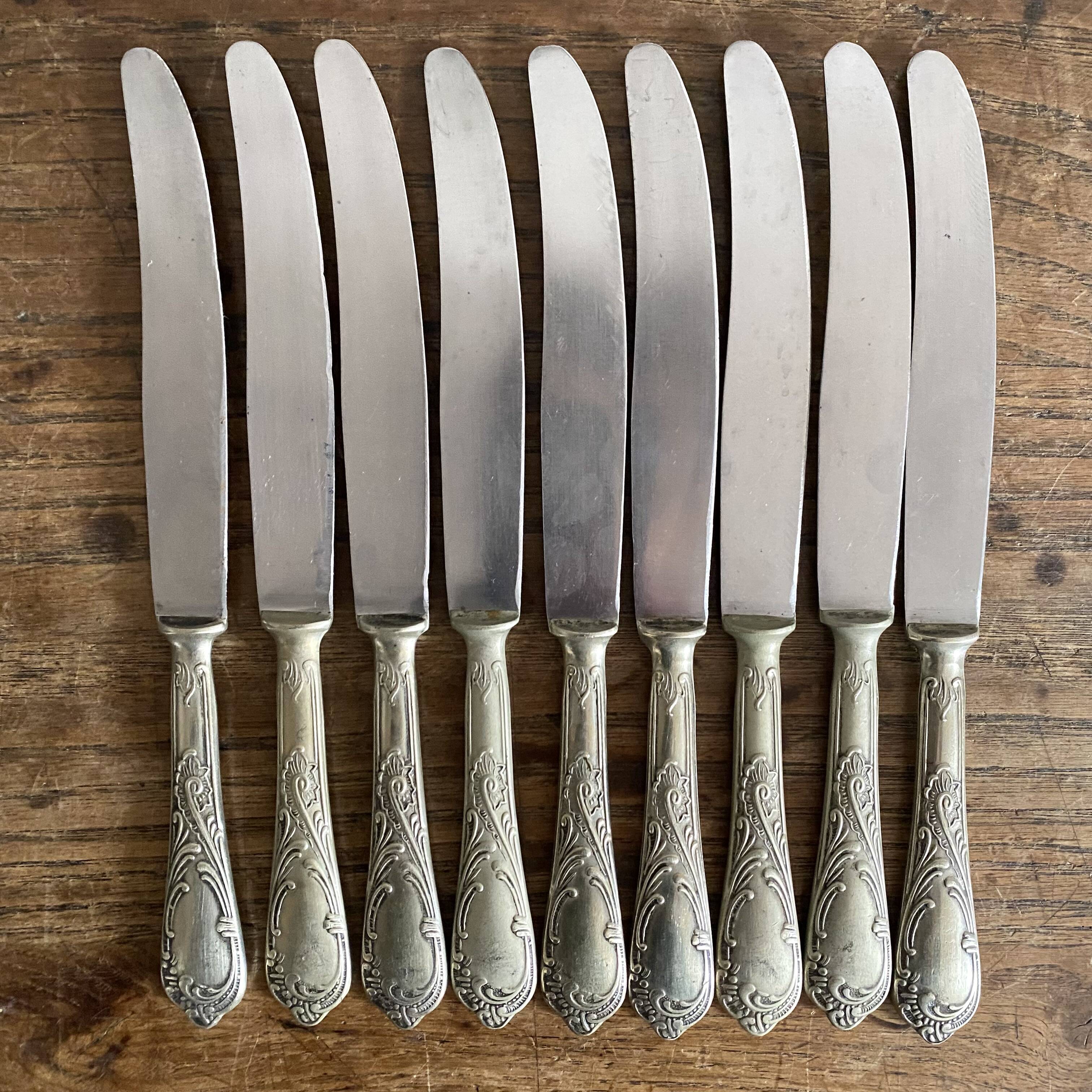 Antique stainless steel knives