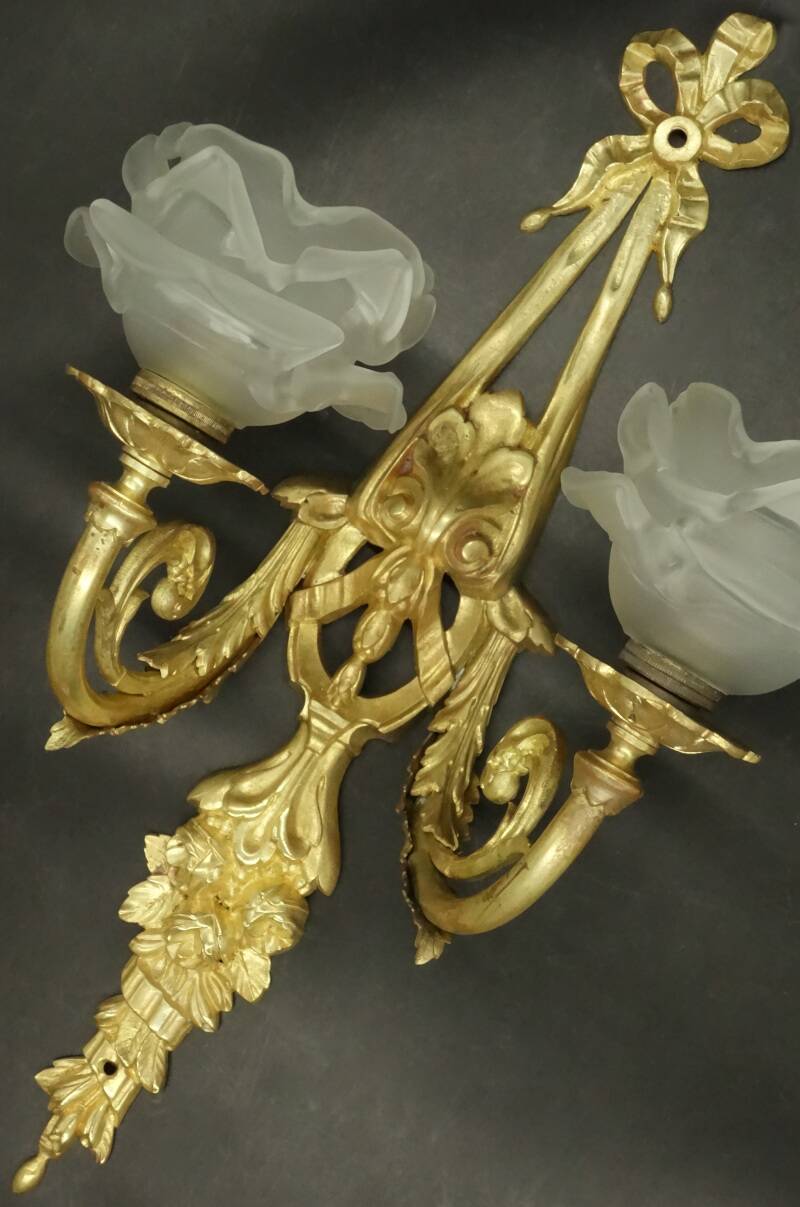 Pair of Louis XVI style sconces