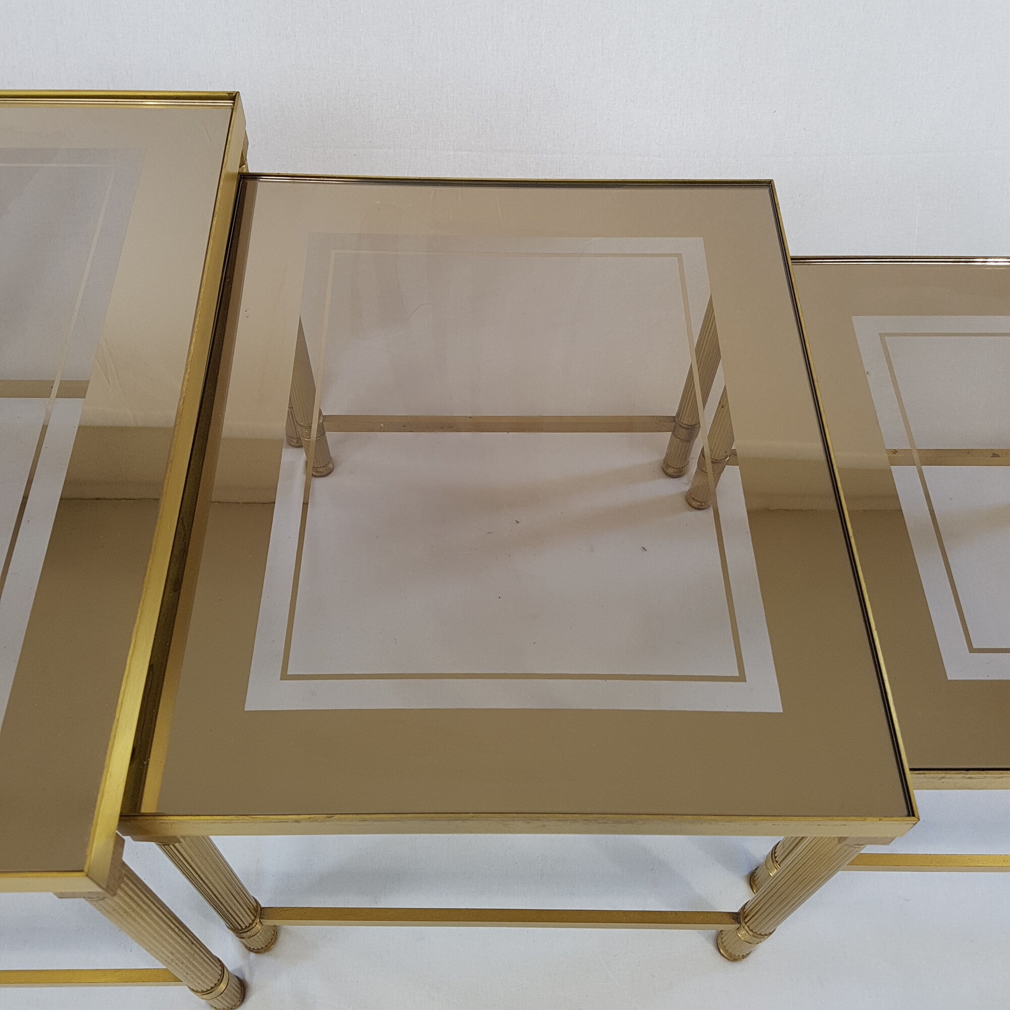 Brass pull-out tables