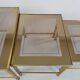 Brass pull-out tables