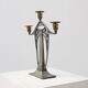 Art Nouveau Three‑Arm Candelabrum by WMF, Early 20th Century