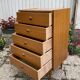 Vintage rag chest of drawers from the 60s