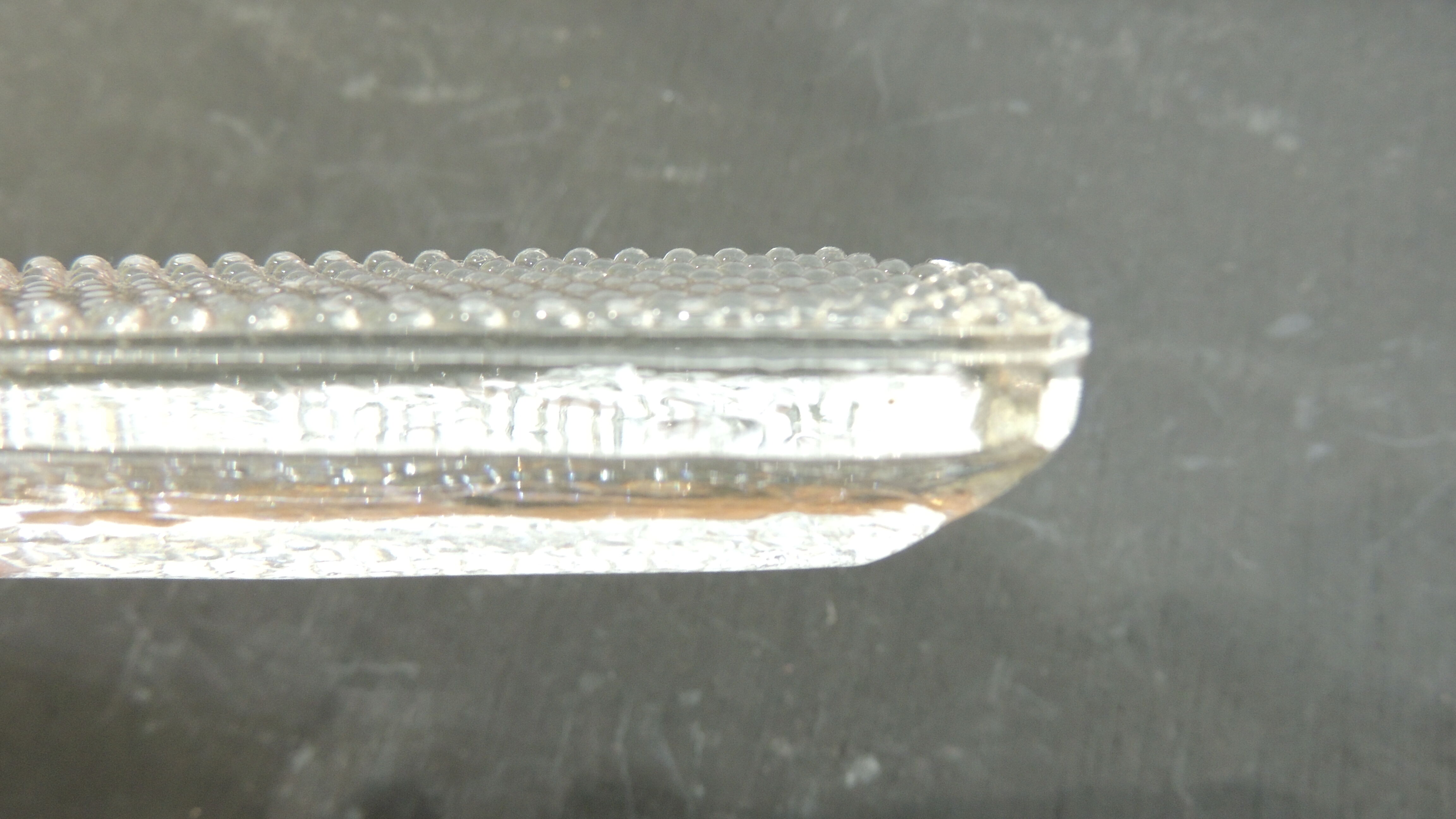 Twelve bead/vintage glass knife holders