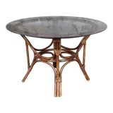 Rattan dining table