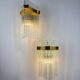 Pair of Gaetano Sciolari wall lights for Lightolier, Italy, circa 1970s