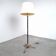 Art and Craft tripod floor lamp in bronze.