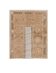 Hand knotted rug, vintage turkish rug 168x220 cm