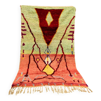 Handmade Moroccan rug pure wool 2.5x1.5 m