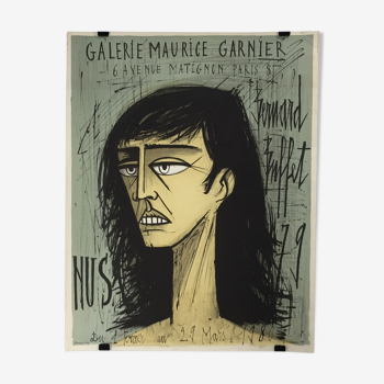 Poster exhibition Bernard BUFFET, Galerie Maurice Garnier, Paris (1980).