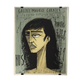 Poster exhibition Bernard BUFFET, Galerie Maurice Garnier, Paris (1980).