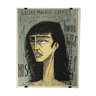 Poster exhibition Bernard BUFFET, Galerie Maurice Garnier, Paris (1980).