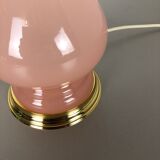 Murano glass "rose" table desk light Cenedese Vetri 1960s