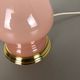 Murano glass "rose" table desk light Cenedese Vetri 1960s