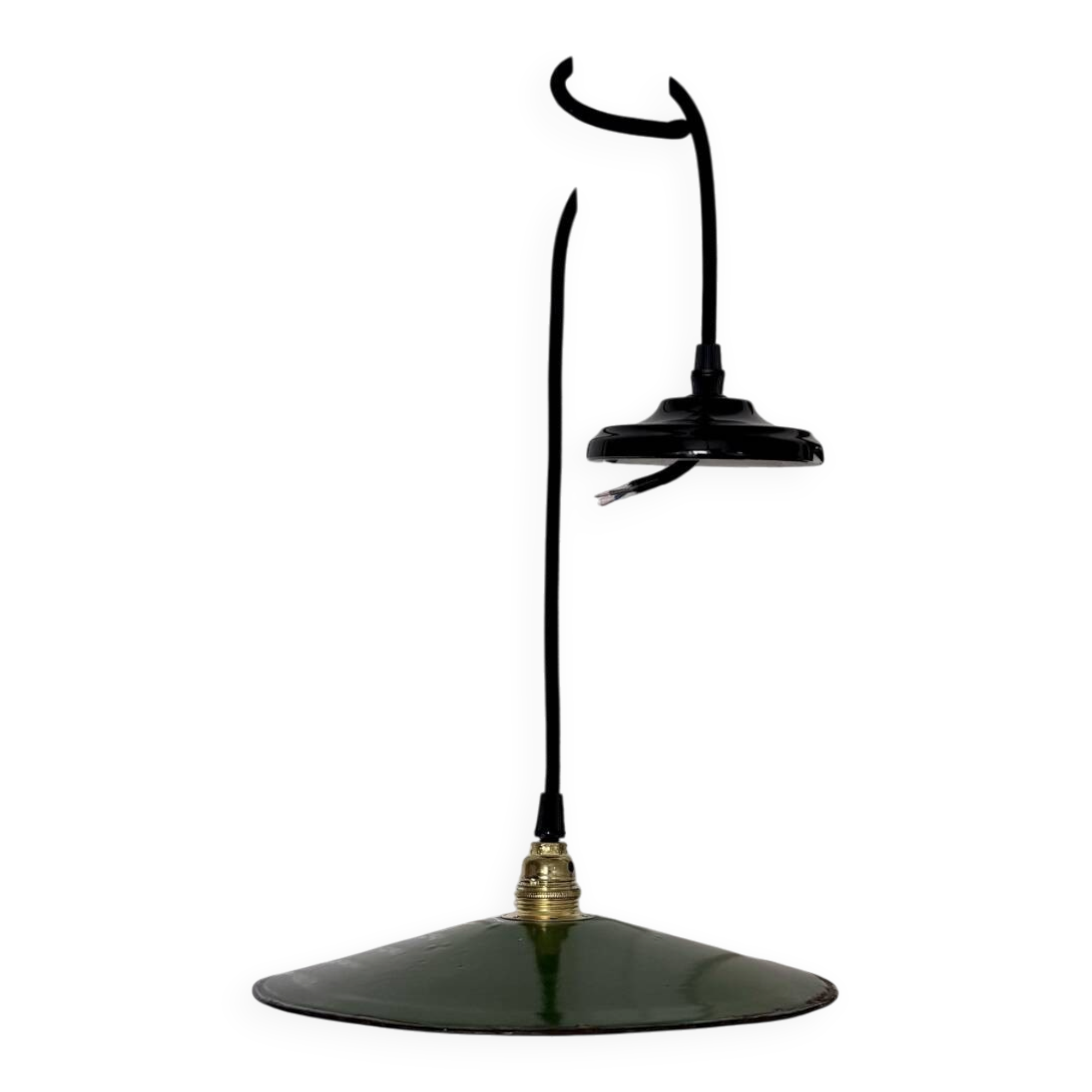 Vintage metal pendant light