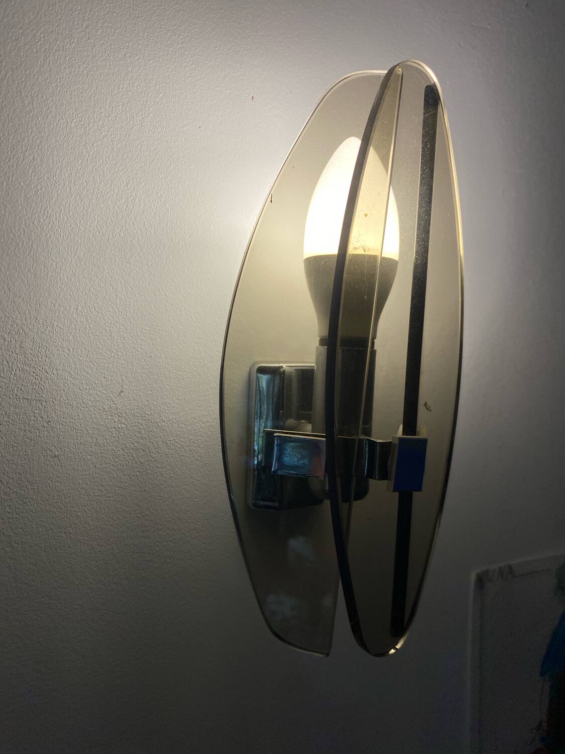 Veca Fontana Arte wall light, 2 available