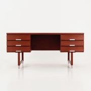 Teak desk design by Kai Kristiansen scandinavian design of the 1970s