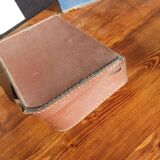 Set of 3 old cardboard suitcases