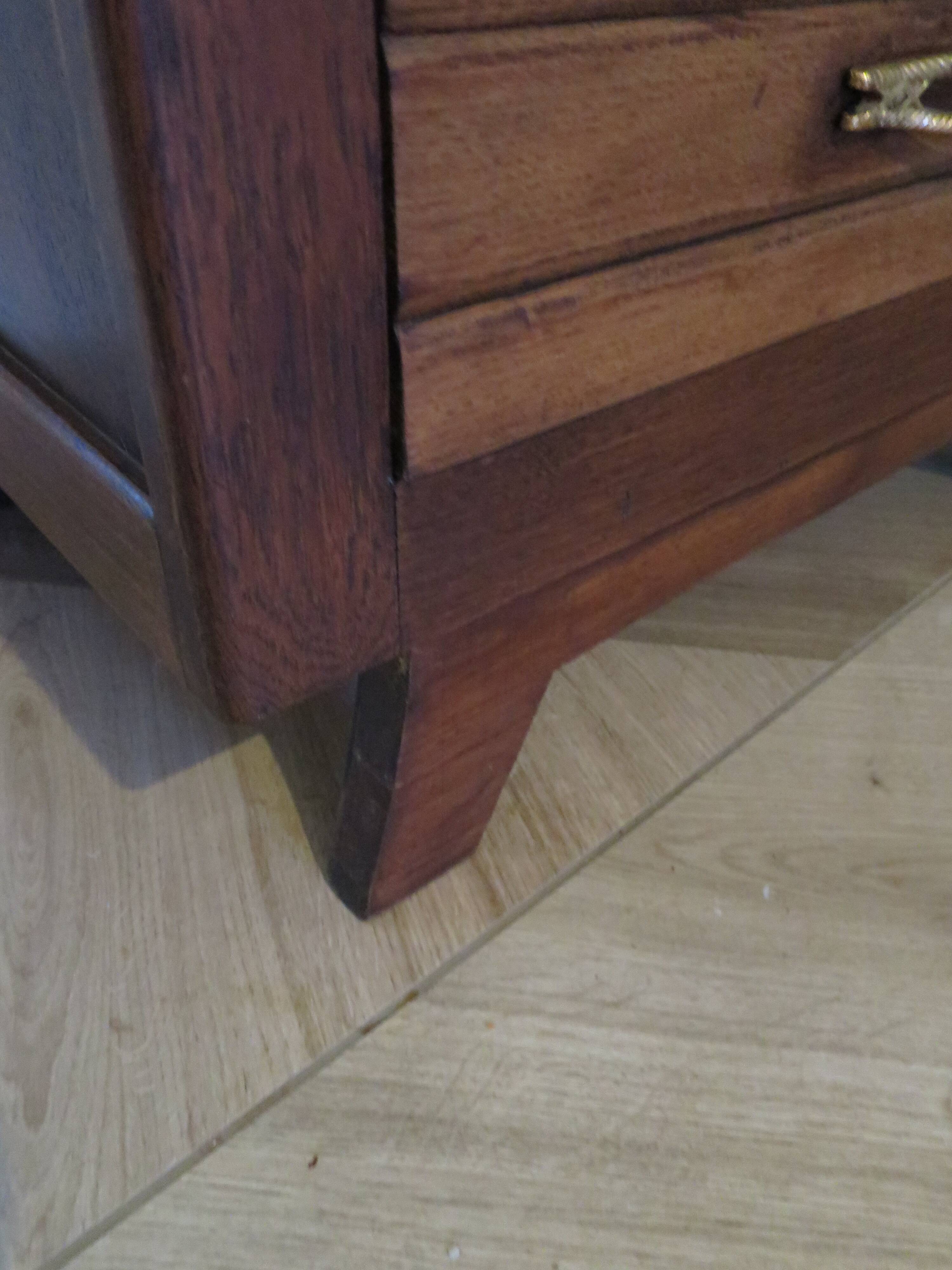 Art Deco style 4-drawer chest of drawers, 1950s