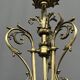Louis XV style chandelier. Solid bronze, crystal.
