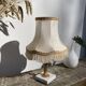Marble table lamp and antique golden column
