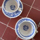Duo of coffee cups and saucers Villeroy & Boch – Model "Burgenla"