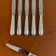 Christofle pearls 6 dessert cheese dessert knives