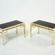 Pair of brass sofa pieces Guy Lefevre for Maison Jansen 70s