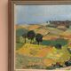 Swedish Oil on Panel “Landscape” by Tage Gavik, Signed, Vintage & Framed