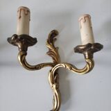 Paire d'appliques en bronze 2 feux -Style baroque