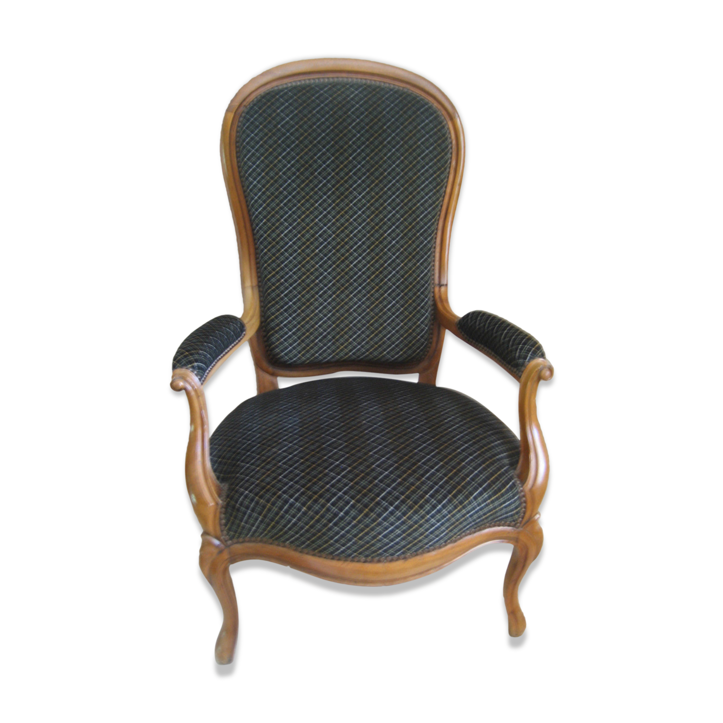 Voltaire armchair in noyer 19th century