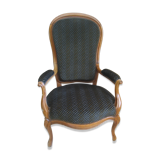 Voltaire armchair in noyer 19th century
