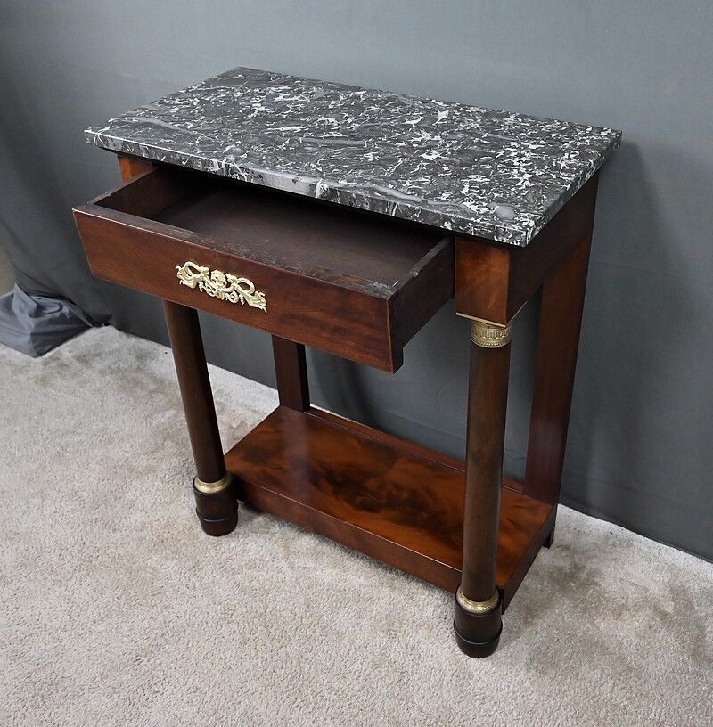 Petite console en acajou, style Empire – XIXe