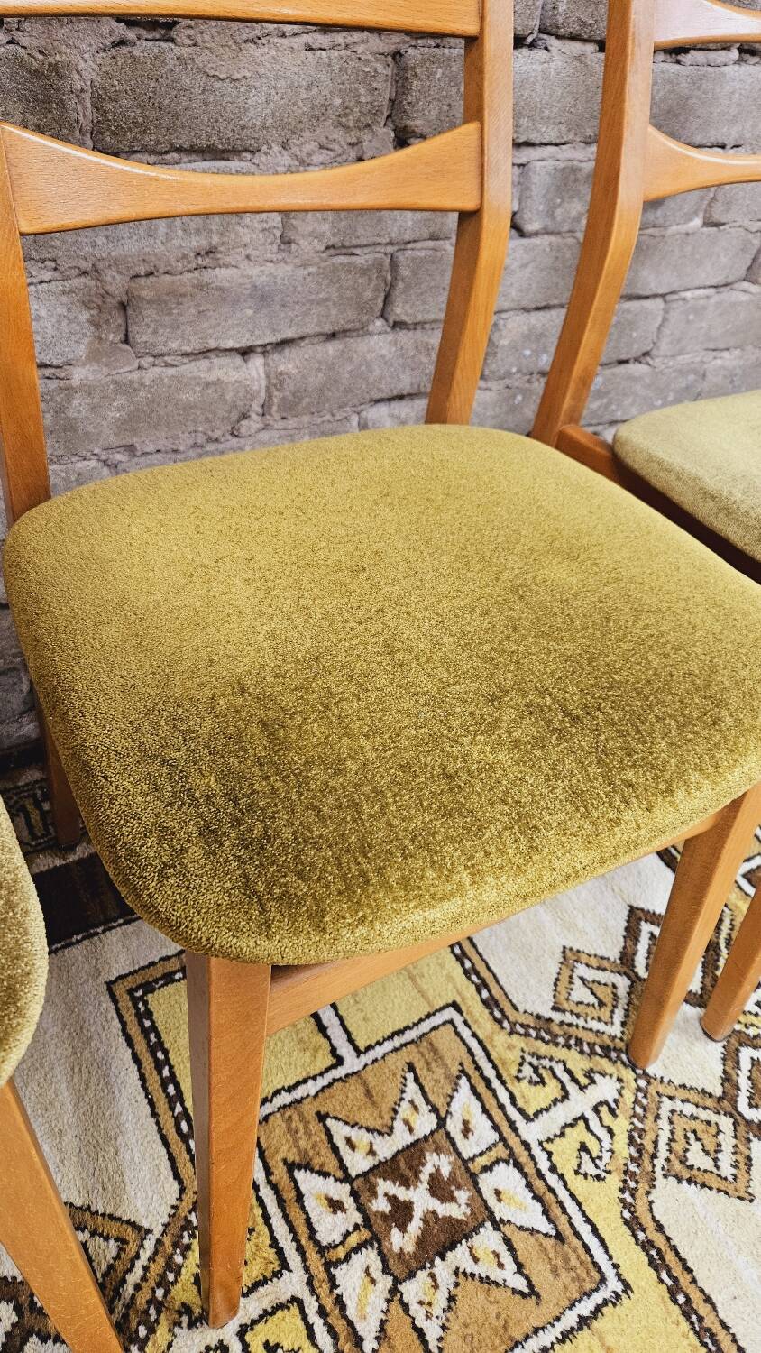 Set de 4 chaises scandinaves par Bähre Mignon Möbel 1960