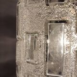 Lámpara de techo " Voghera" de cristal. Italia, 1970s.